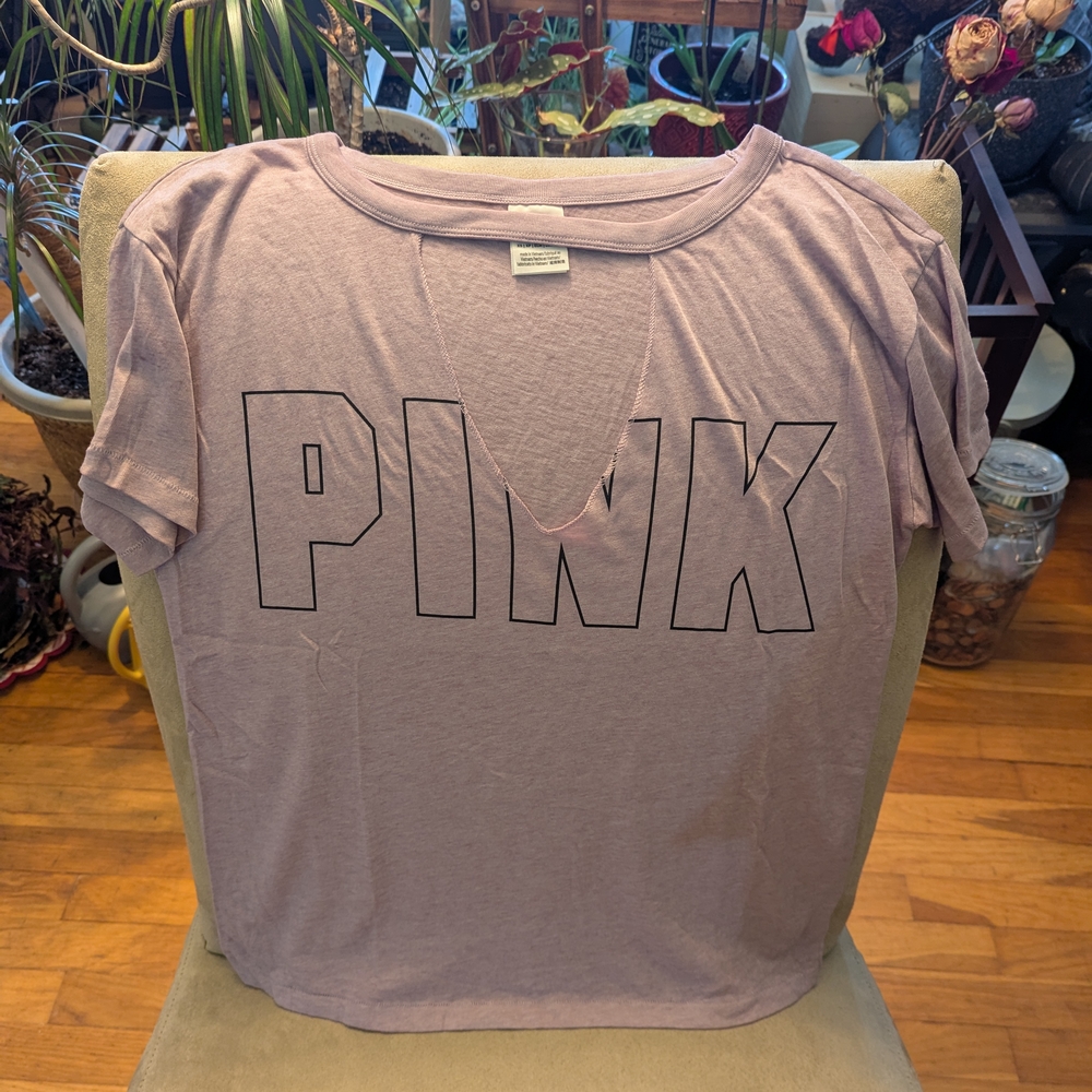 PINK Victoria's Secret Lilac Tee